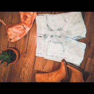 ACID WASH SKINNY JEANS